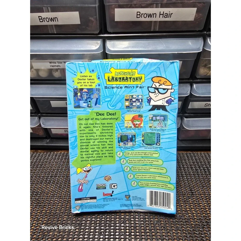 Dexters Laboratory Science Aint Fair Cartoon Network Interactive PC Game‎ CD-ROM